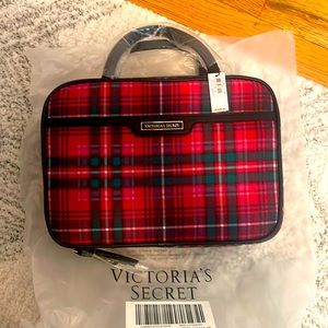 Victoria’s Secret Holiday Plaid Cosmetic Bag